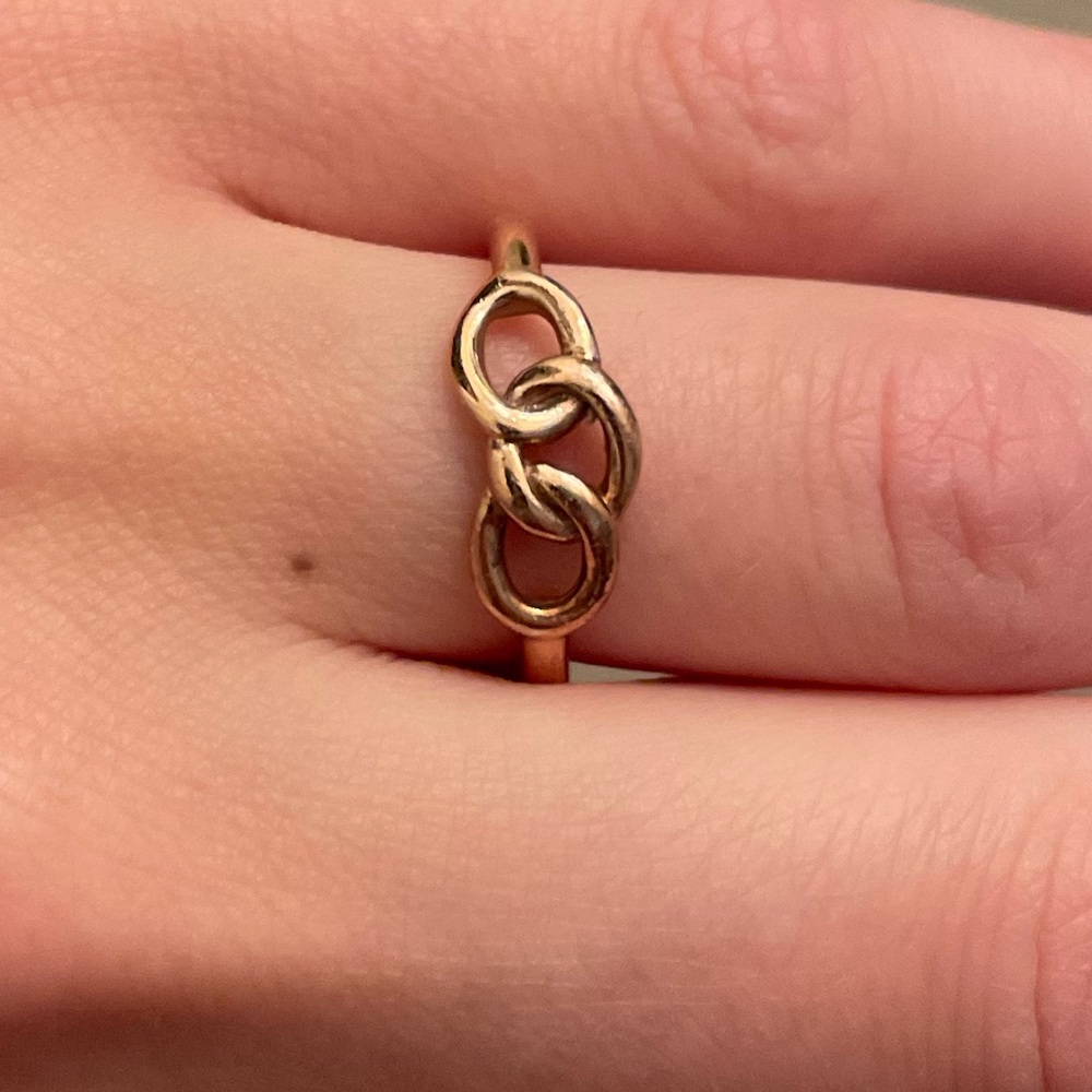 Links of London Rose Gold Plated Sterling Silver Ring